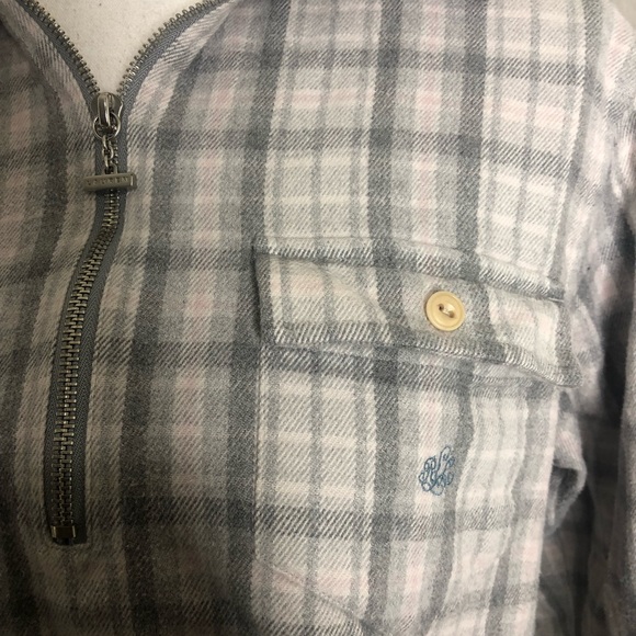 Lauren Ralph Lauren Flannel Plaid Long Sleeve Sz M - Picture 4 of 11